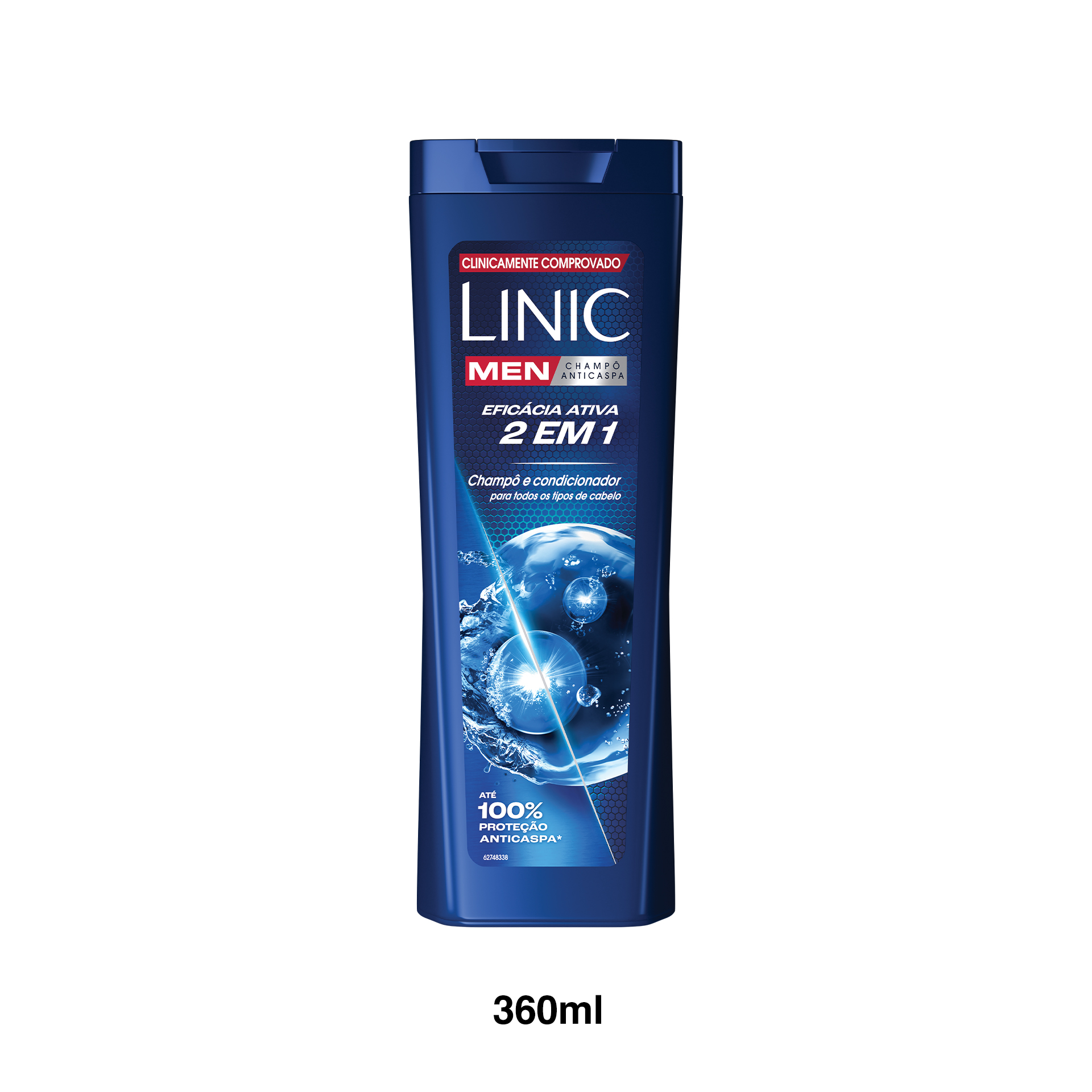 Champo Anti-Caspa Linic Men Eficácia Activa 2 Em 1 360ml