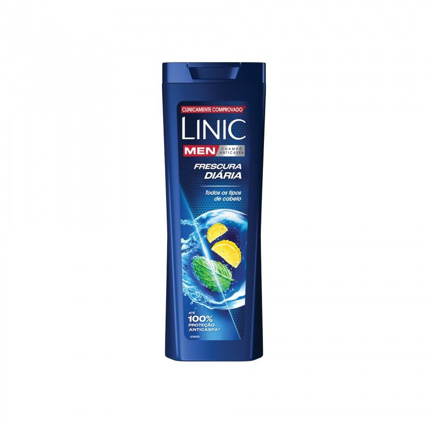 Champo Anti-Caspa Linic Men 360ml Frescura Diária Champo Anti-Caspa Linic Men 360ml Frescura Diária