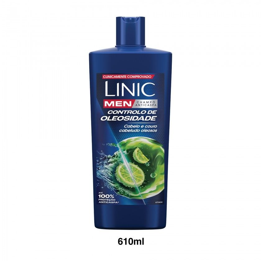 Champo Anti-Caspa Linic Men Controlo Oleosidade 610ml Champo Anti-Caspa Linic Men Controlo Oleosidade 610ml
