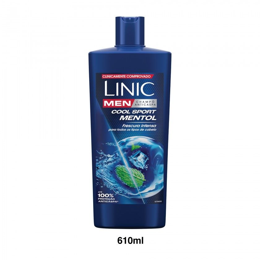 Champo Anti-Caspa Linic Men Coolsport Mentol 610ml Champo Anti-Caspa Linic Men Coolsport Mentol 610ml