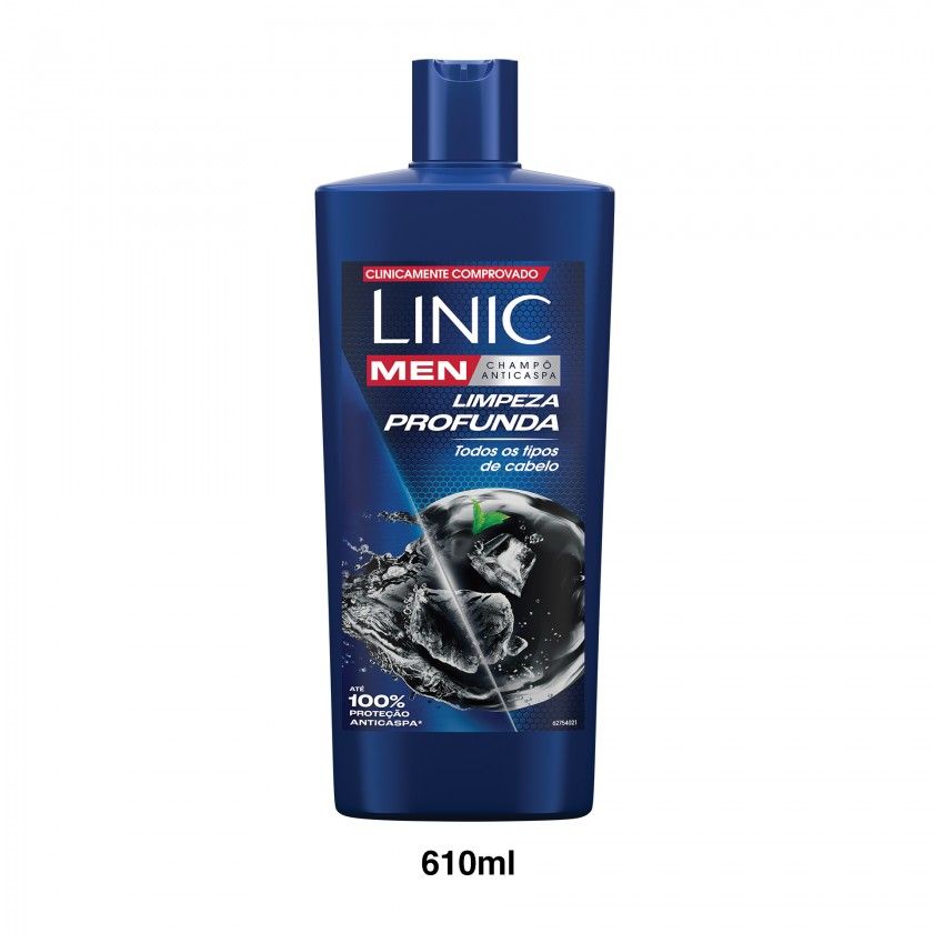 Champo Anti-Caspa Linic Men Limpeza Profissional 610ml