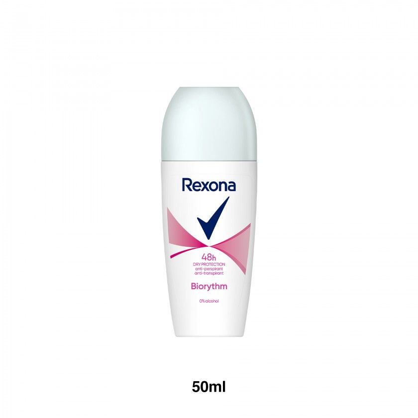 Desodorizante Roll-On Rexona Women Biorythm 50ml Desodorizante Roll-On Rexona Women Biorythm 50ml