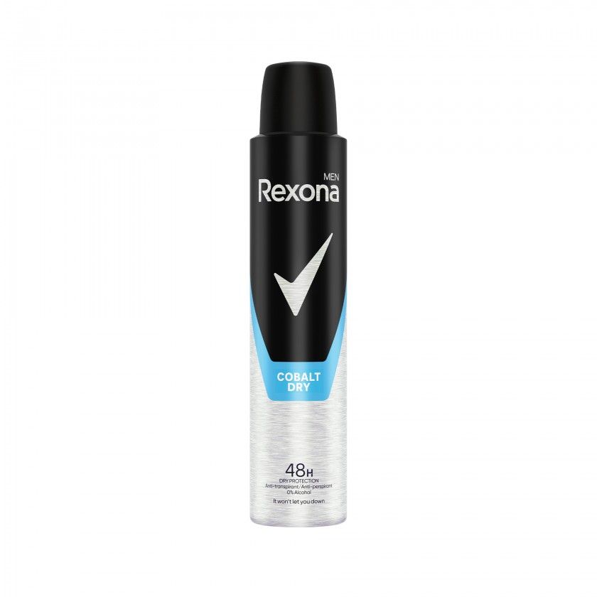 Desodorizante Spray Rexona Men Cobalt 48H 200ml Desodorizante Spray Rexona Men Cobalt 48H 200ml