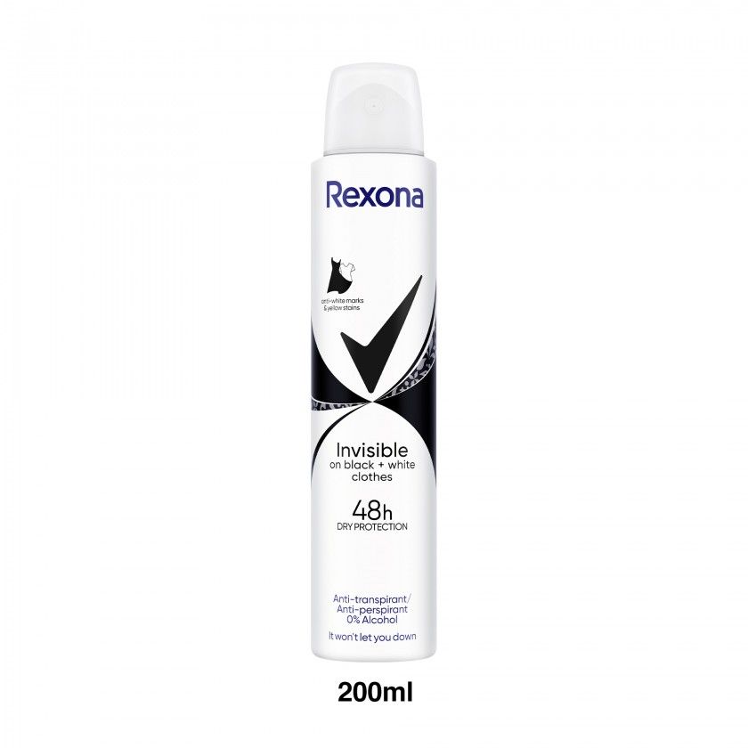 Desodorizante Spray Rexona Women invisible 48H 200ml Desodorizante Spray Rexona Women invisible 48H 200ml