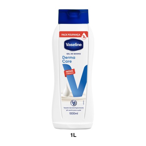 Gel Banho Vaseline Derma Care 1000ml - Image product