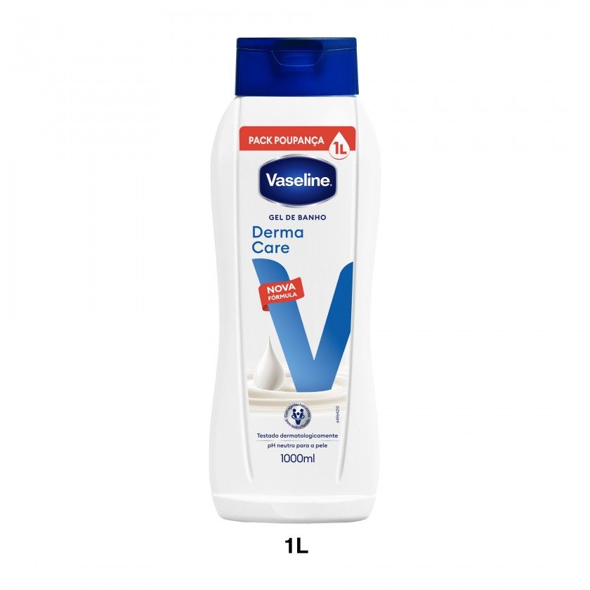 Gel Banho Vaseline Derma Care 1000ml Gel Banho Vaseline Derma Care 1000ml
