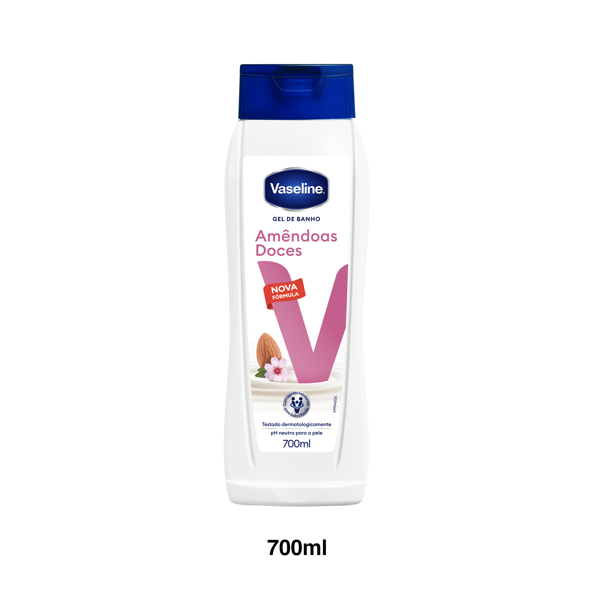 Gel Banho Vaseline Amendoas Doces 700ml