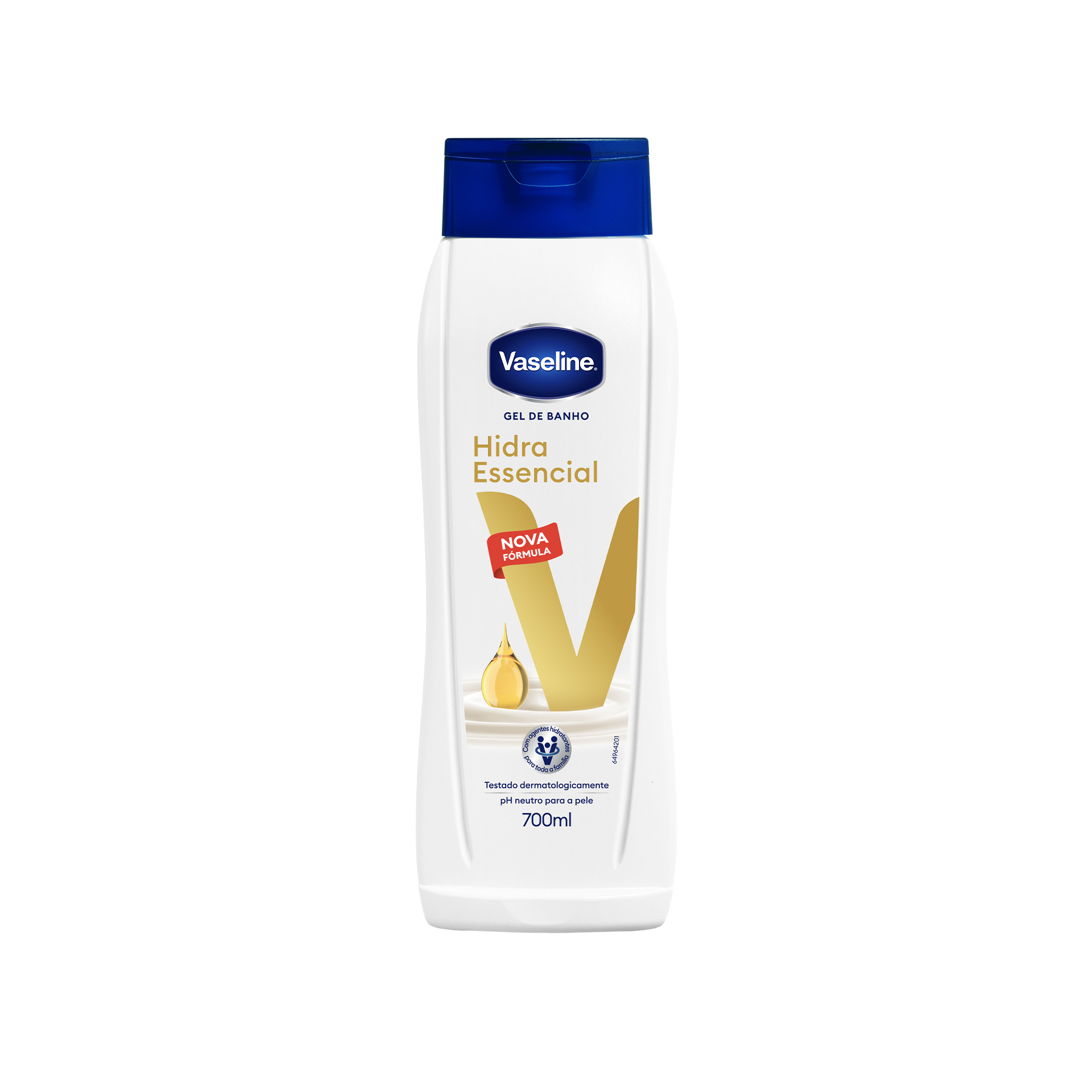 Gel Banho Vaseline Hidra Essencial 700ml