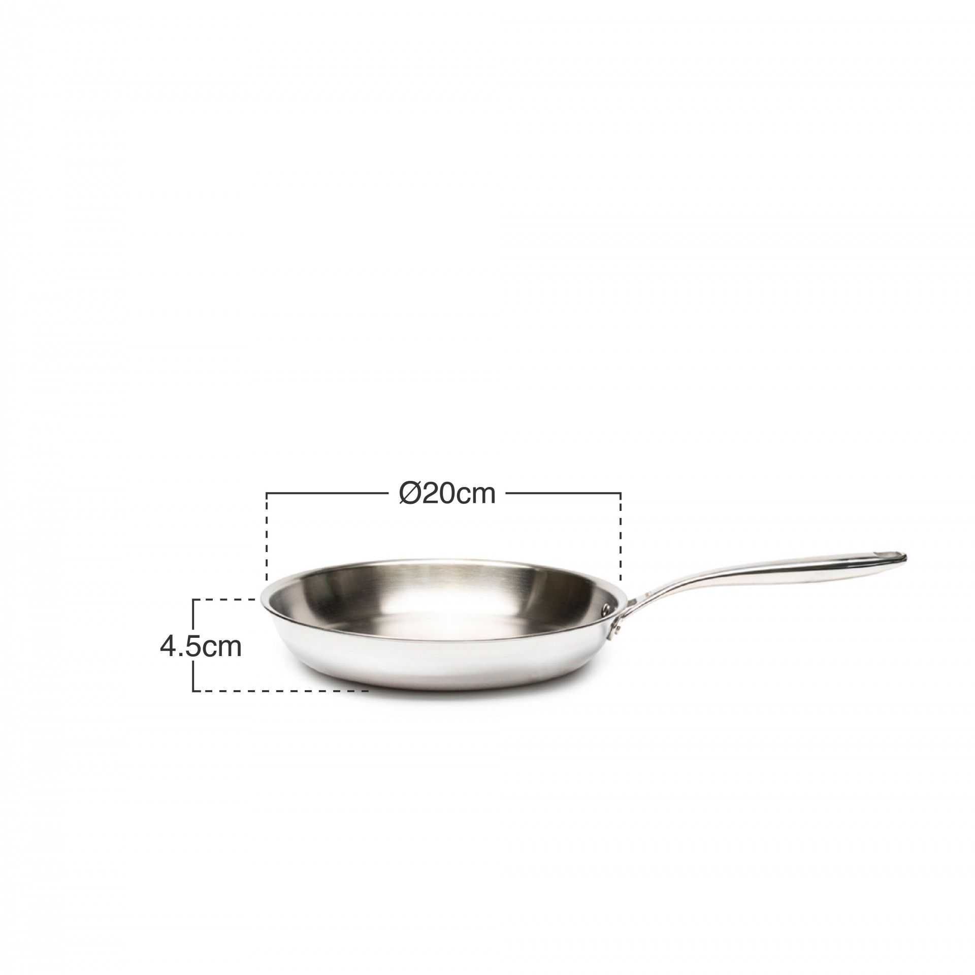 Sertã Tri Luxe Inox Ø20X4.5cm