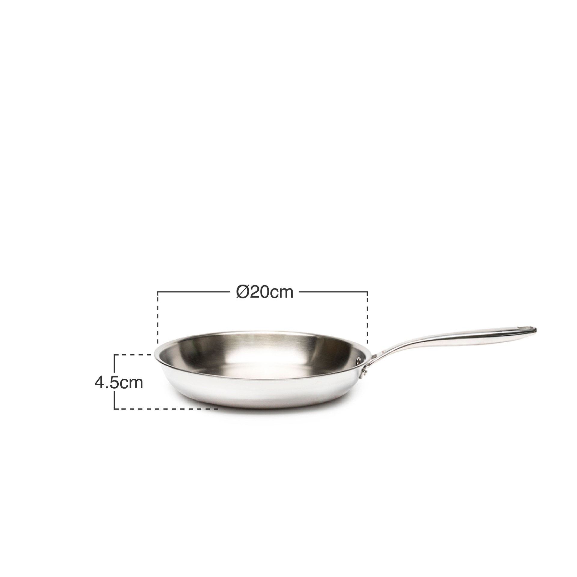 Sertã Tri Luxe Inox Ø20X4.5cm