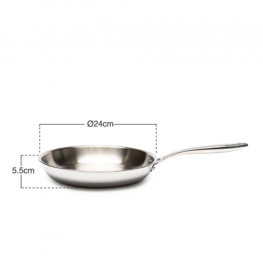 Sertã Tri Luxe Inox Ø24X5.5cm Sertã Tri Luxe Inox Ø24X5.5cm