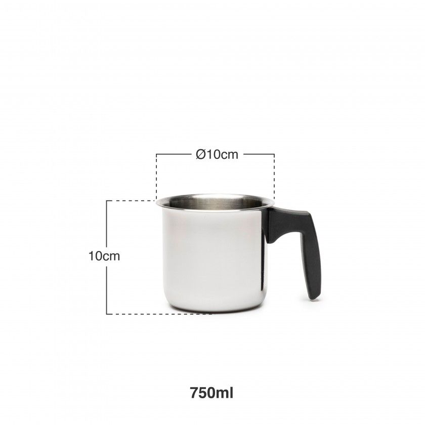Fervedor Com Asa Baquelite 750ml Ø10X10cm Fervedor Com Asa Baquelite 750ml Ø10X10cm