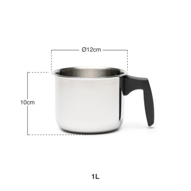 Fervedor Com Asa Baquelite 1000ml Ø12X10cm