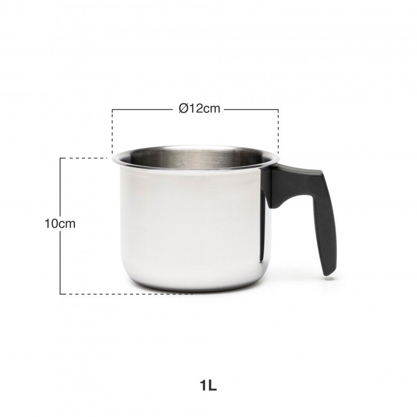 Fervedor Com Asa Baquelite 1000ml Ø12X10cm Fervedor Com Asa Baquelite 1000ml Ø12X10cm