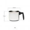 Fervedor Com Asa Baquelite 1000ml Ø12X10cm Fervedor Com Asa Baquelite 1000ml Ø12X10cm