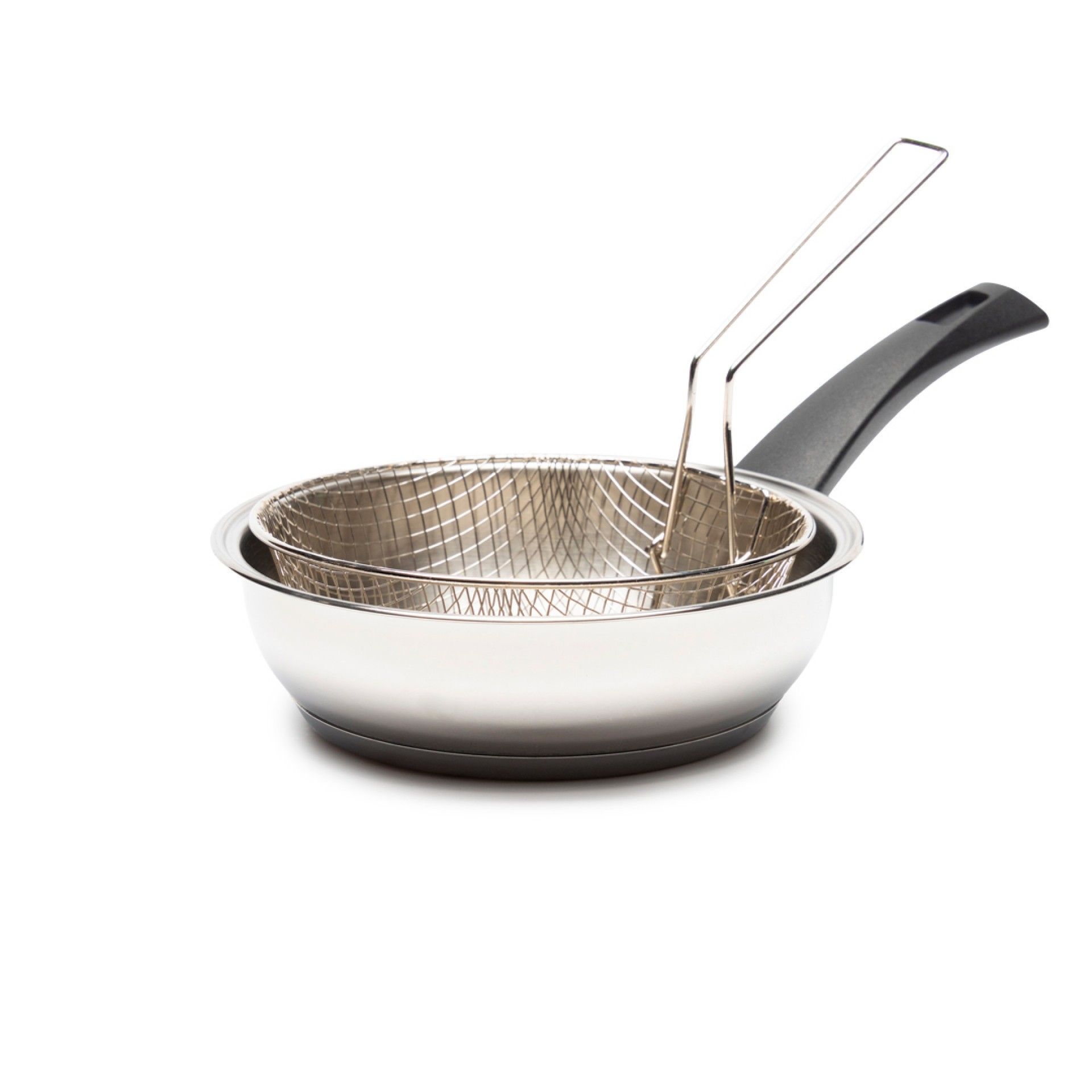 Fritadeira Com Cesto Com Cabo Inox 1.5l Ø20cm