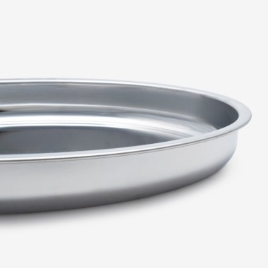 Assadeira Oval Inox 40X26cm