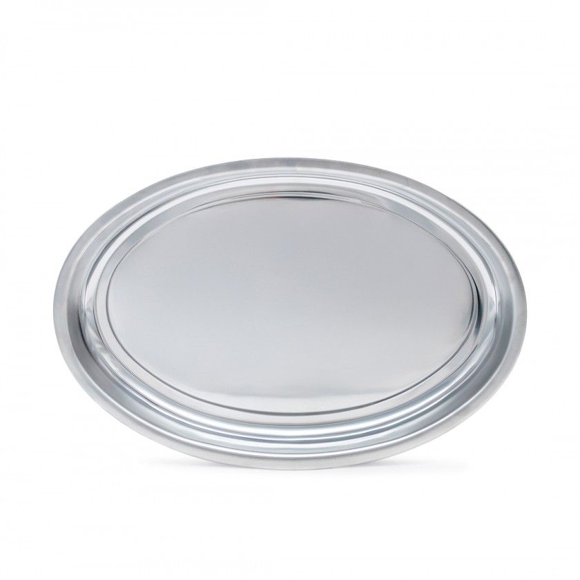 Assadeira Oval Inox 50X31cm Assadeira Oval Inox 50X31cm