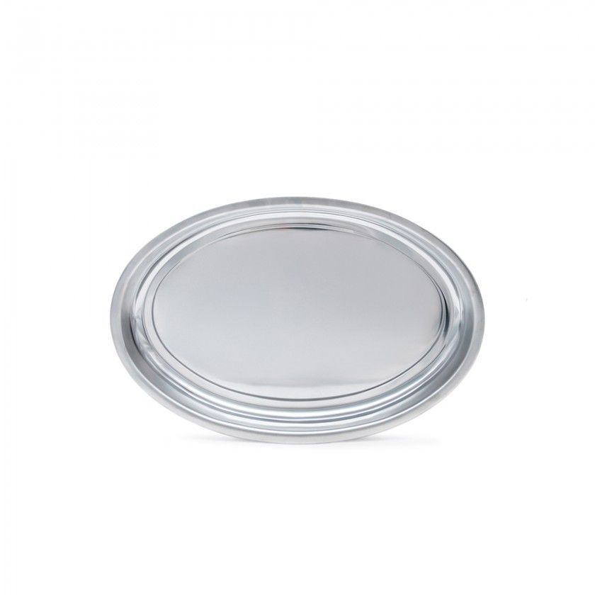 Assadeira Oval Inox 45X29cm Assadeira Oval Inox 45X29cm