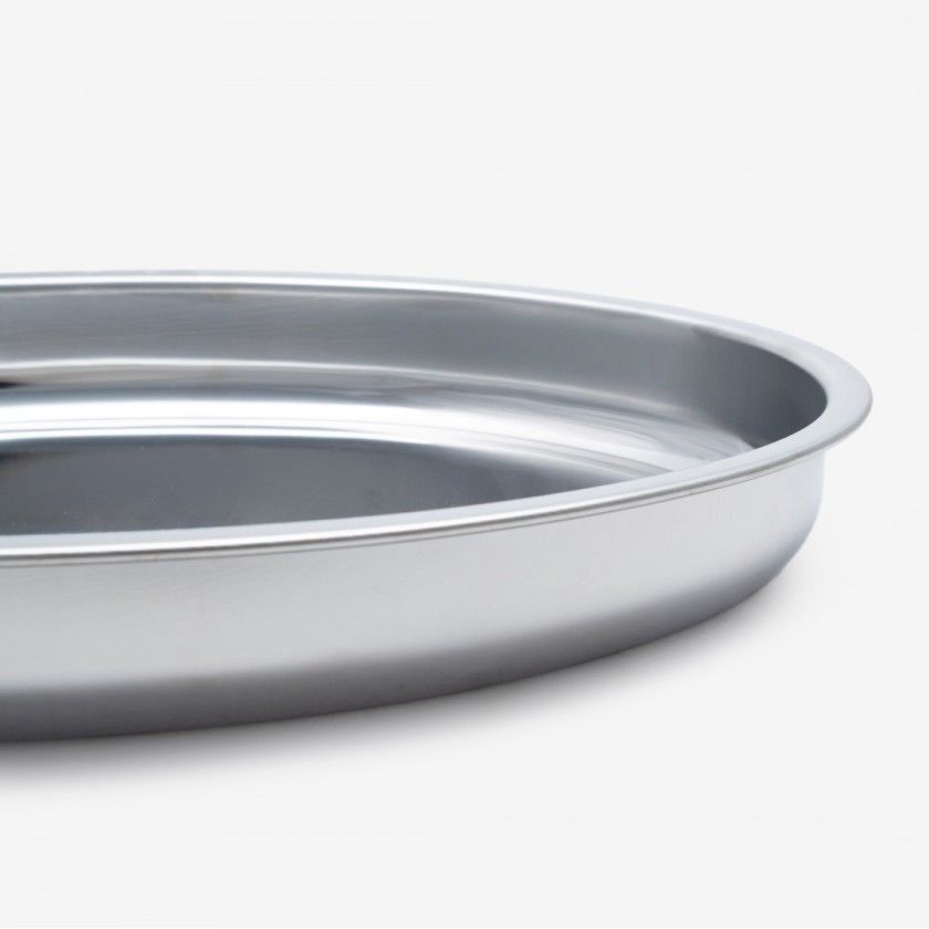 Assadeira Oval Inox 45X29cm Assadeira Oval Inox 45X29cm