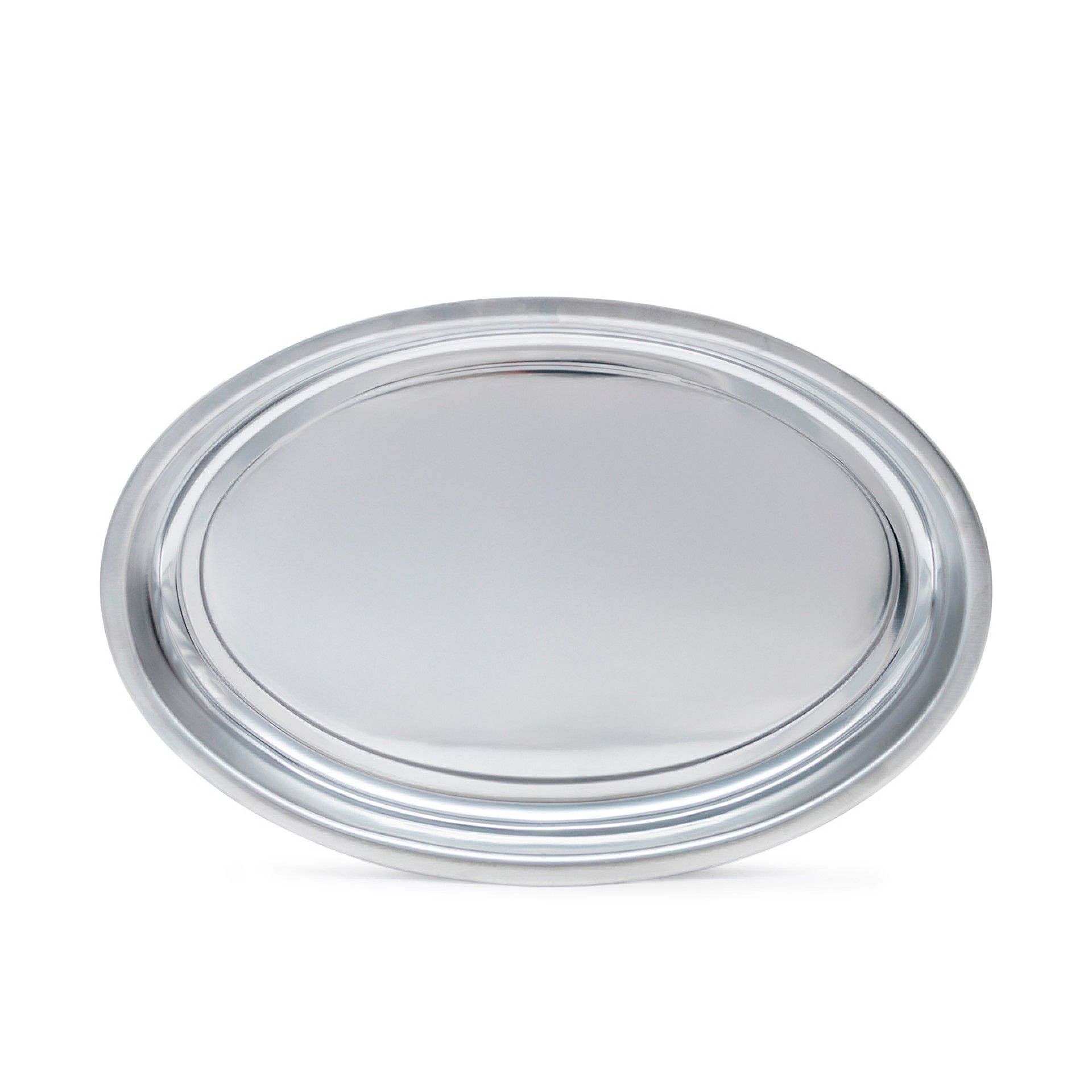 Assadeira Oval Inox 50X31cm