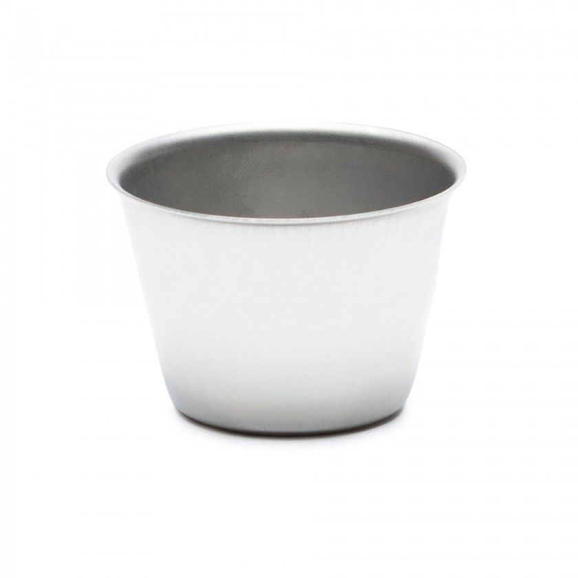 Forma Pudim Flan Inox 200ml Ø8X5.5cm Forma Pudim Flan Inox 200ml Ø8X5.5cm