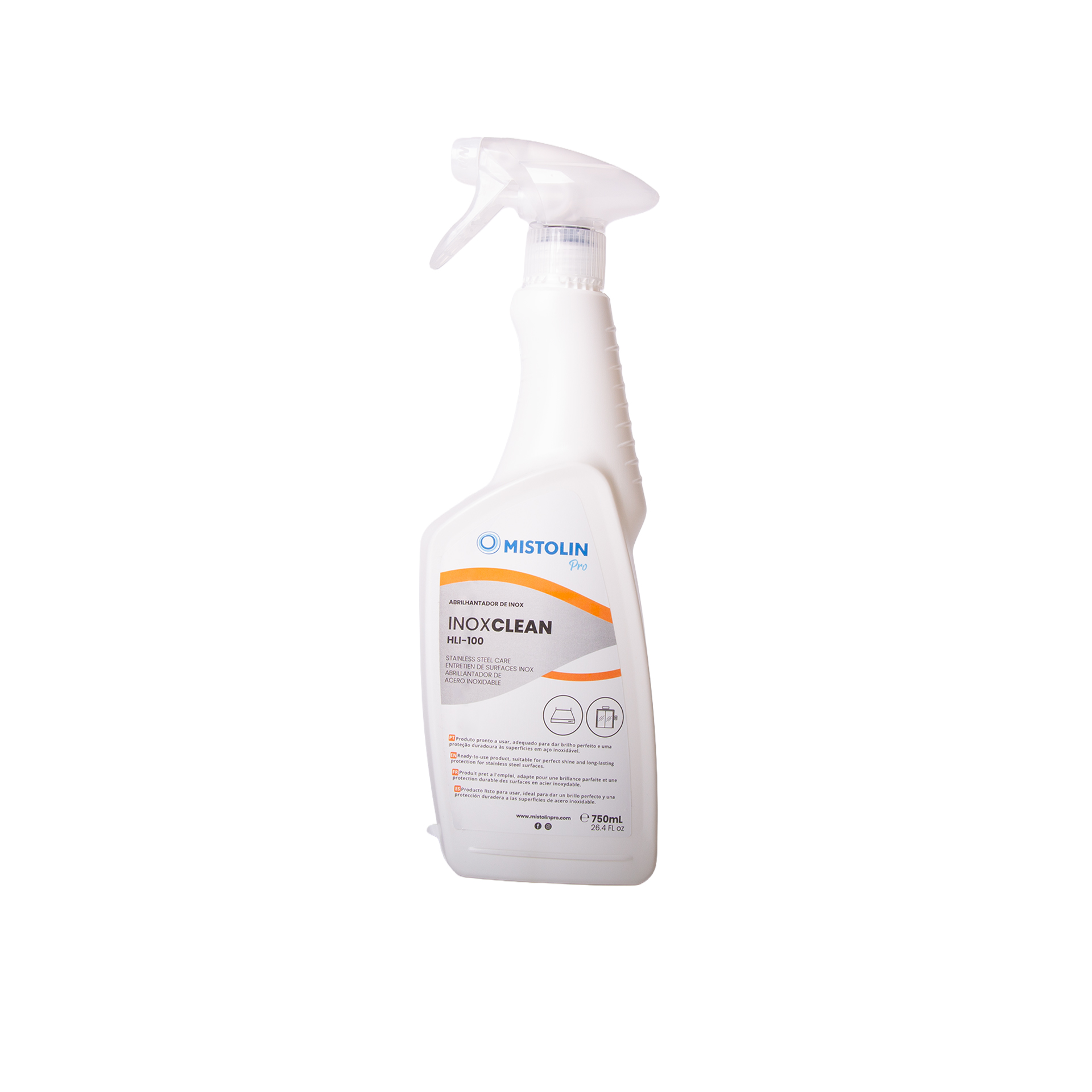 Mistolin Abrilhantador Inox clean 750ml