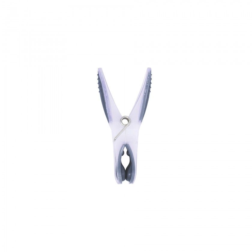 Mola Roupa Pp Cinzento  Pack 12 8.5cm