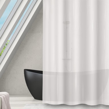 Cortina Banho Poliester Branco 120X200cm