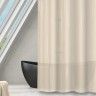 Cortina Banho Poliester Bege 180X180cm Cortina Banho Poliester Bege 180X180cm