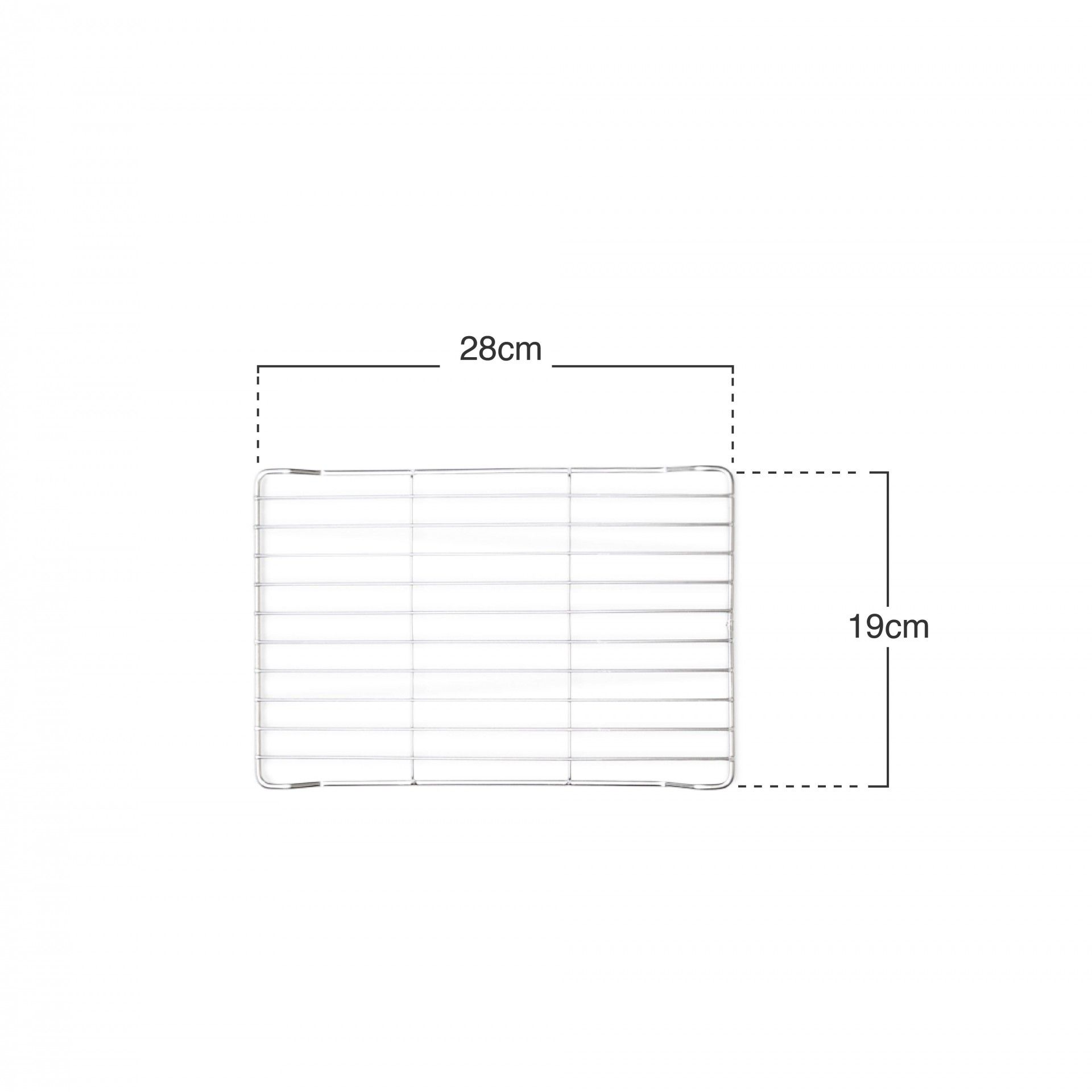Grelha Para Assadeira Inox 28X19cm