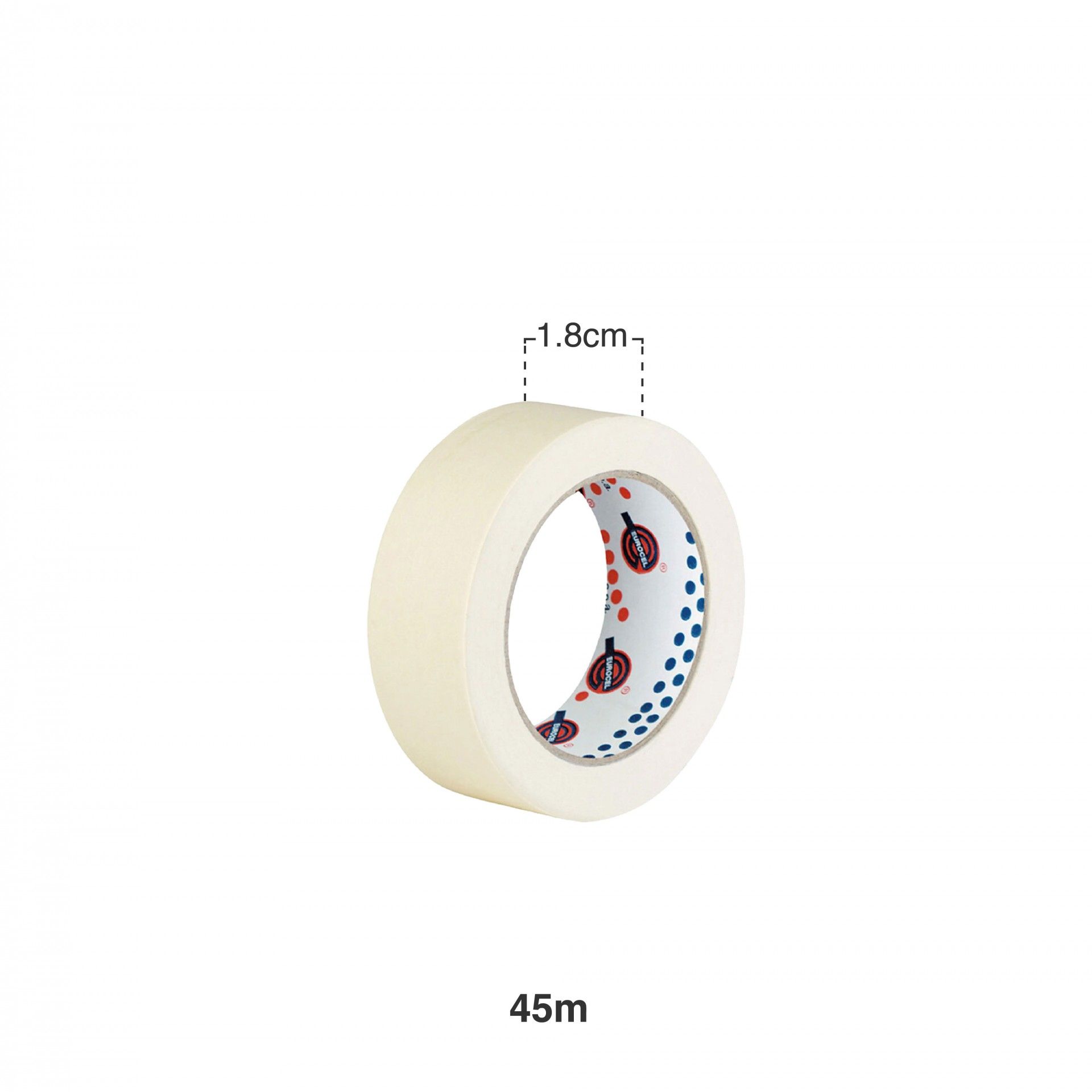 Rolo Fita Adesiva Pintor Masking 18mmX45m