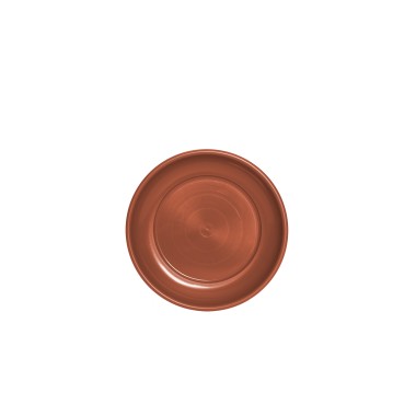 Prato para Vaso Plástico Tradicional Brilho Redondo
