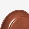 Prato para Vaso Pl�stico Tradicional Brilho Redondo