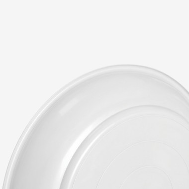 Prato para Vaso Pl�stico Tradicional Brilho Redondo