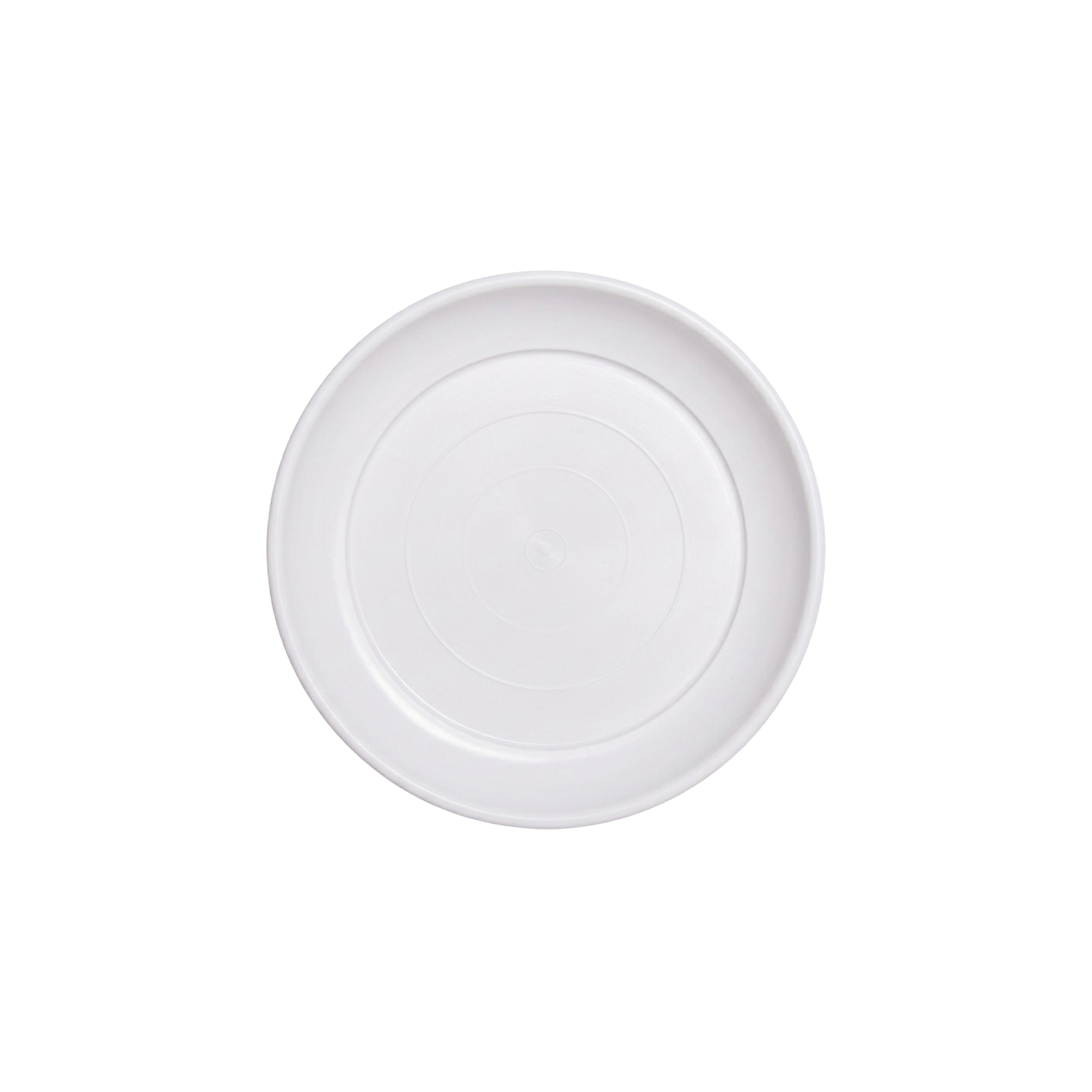 Prato para Vaso Plástico Tradicional Brilho Redondo