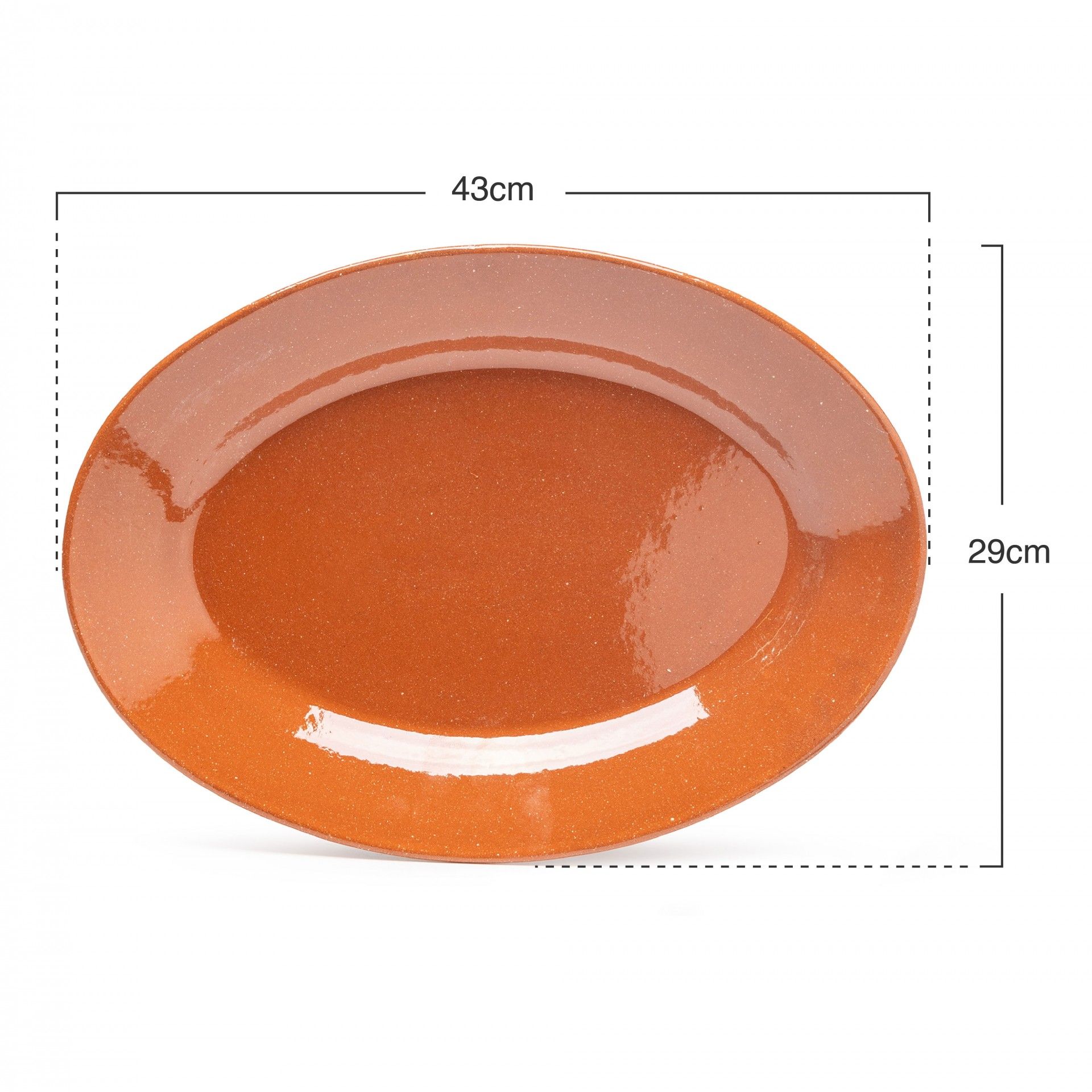 Travessa Barro Liso N.3 43X29X5cm