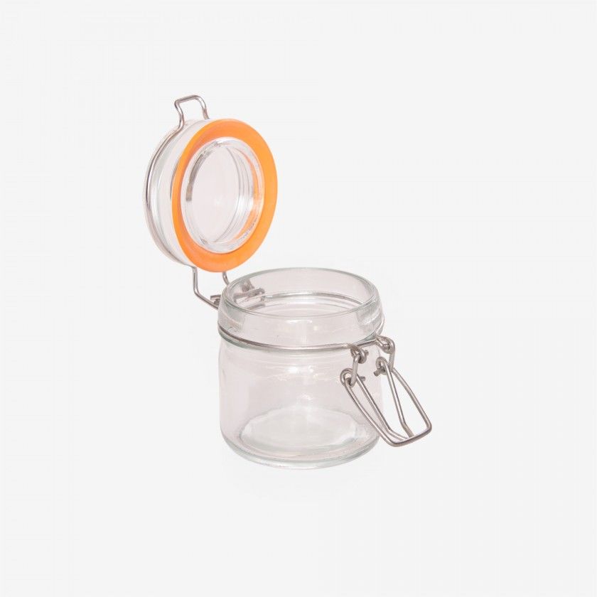 Frasco Hermético Vidro com Clip Frasco Hermético Vidro com Clip