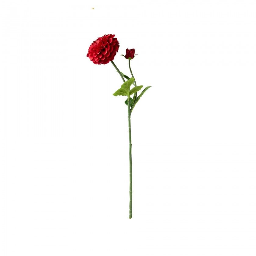 Haste Dalia Favos Com Botão Vermelho 60cm Haste Dalia Favos Com Botão Vermelho 60cm