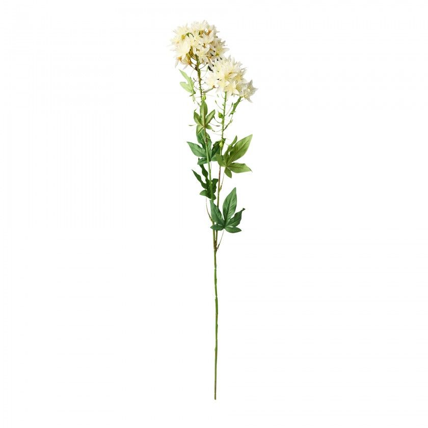 Haste Agapante Com Folha Branco 85cm Haste Agapante Com Folha Branco 85cm