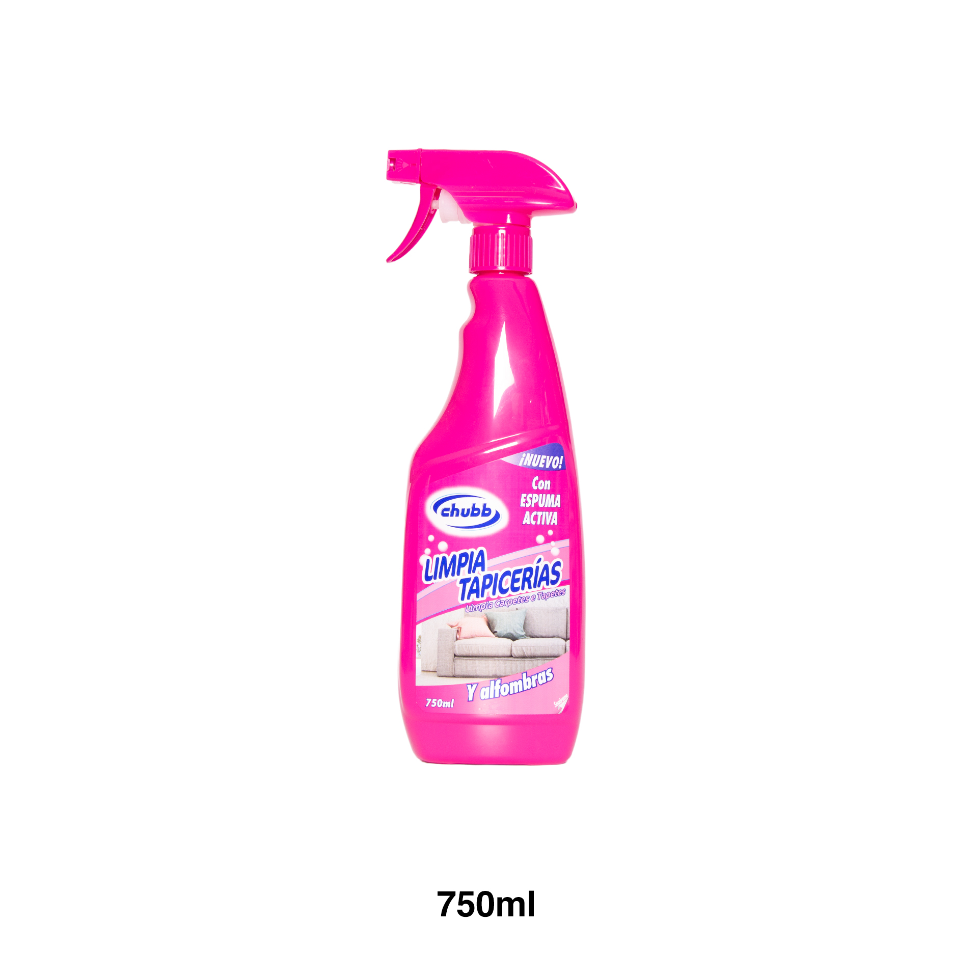 Detergente Limpeza Tapeçarias Spray Chubb 750ml