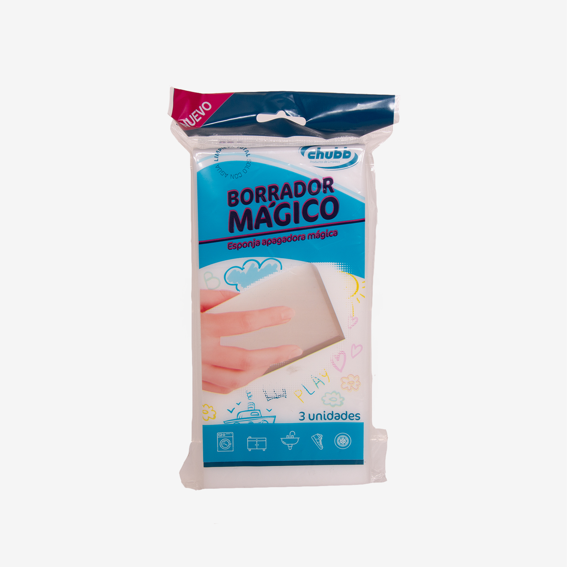 Esponja Magica 10X7cm Pack 3
