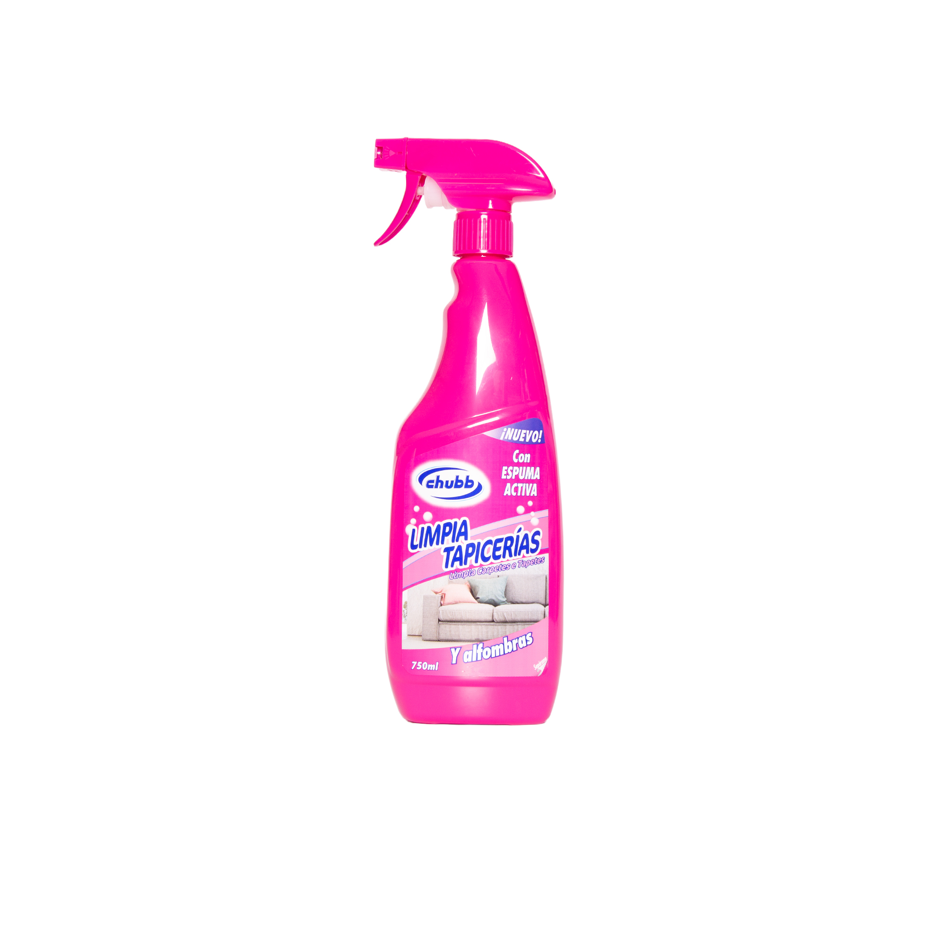 Detergente Limpeza Tapeçarias Spray Chubb 750ml