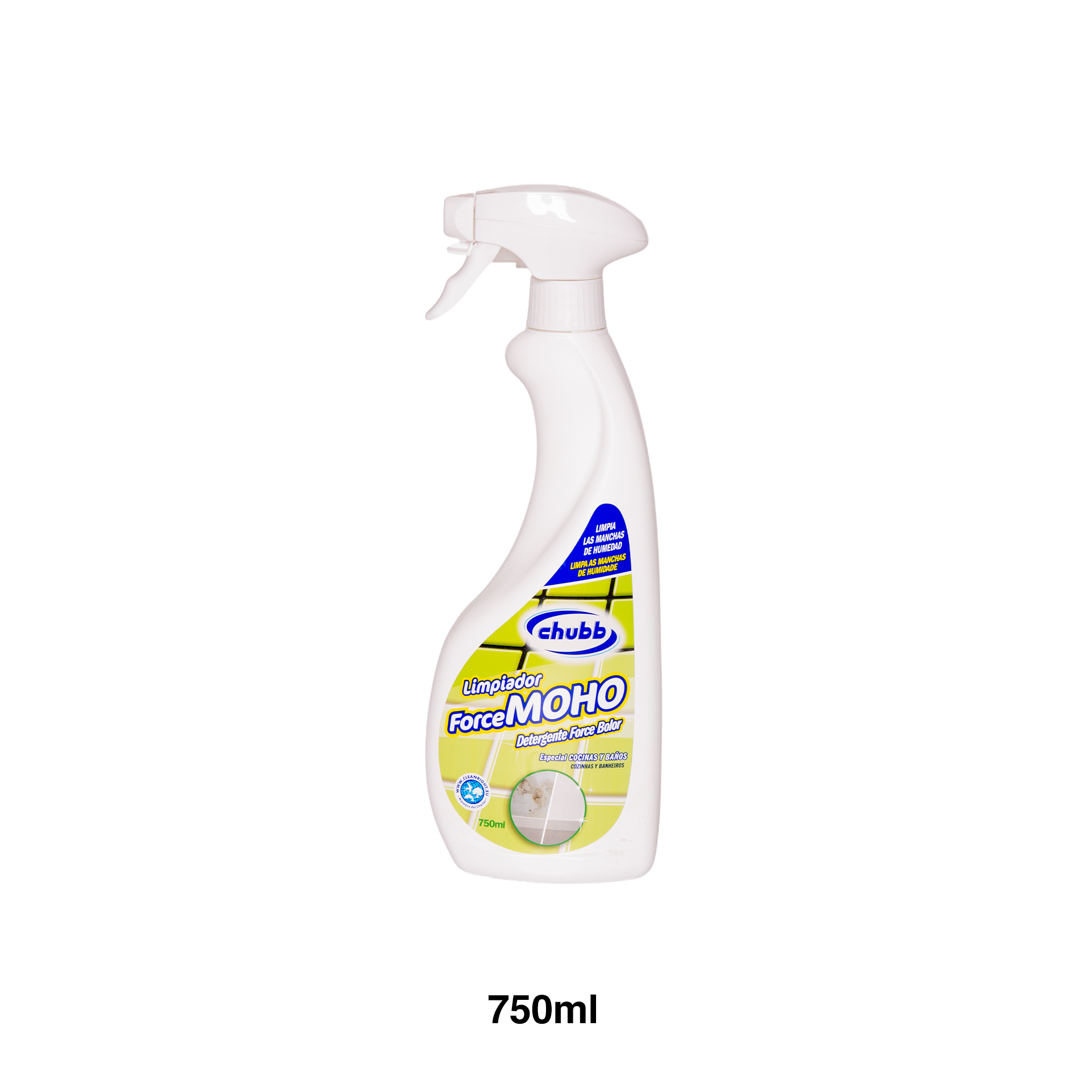 Detergente Limpa Bolor Spray Chubb 750ml