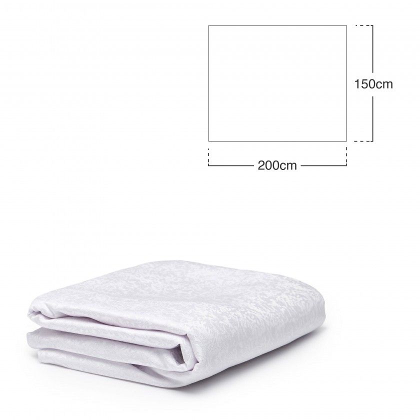 Toalha Mesa Branco 150X200cm Toalha Mesa Branco 150X200cm