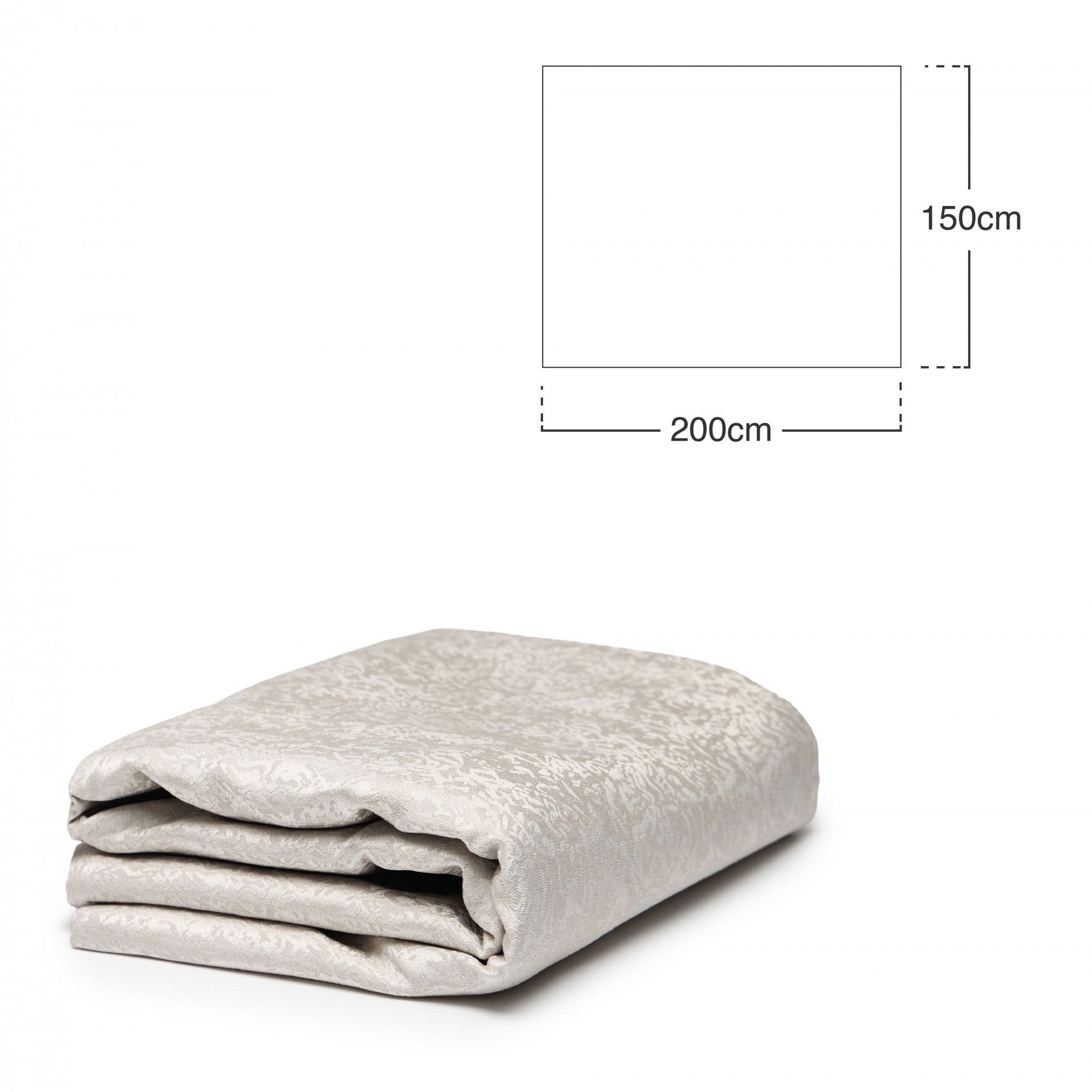 Toalha Mesa Cinza 150X200cm