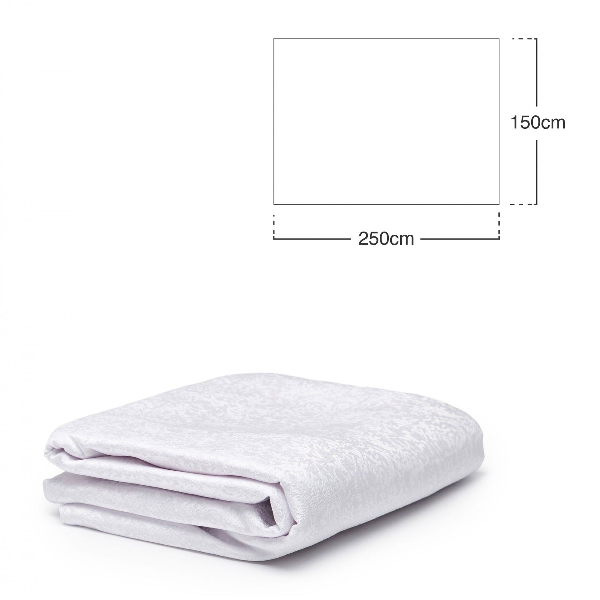 Toalha Mesa Branco 150X250cm