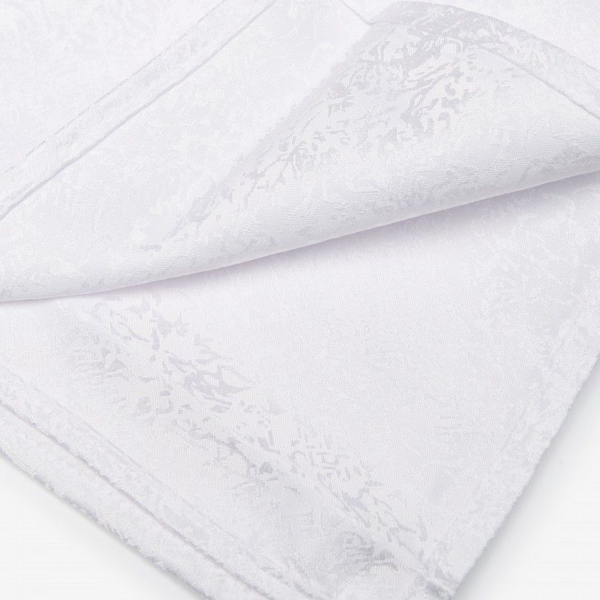 Toalha Mesa Branco 150X300cm Toalha Mesa Branco 150X300cm