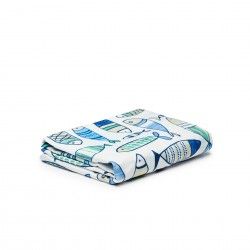 Toalha Anti Mancha Peixes 150X250cm Toalha Anti Mancha Peixes 150X250cm
