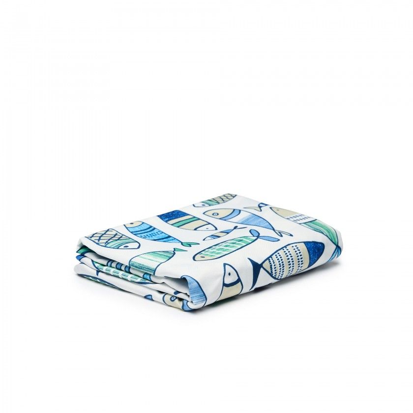 Toalha Anti Mancha Peixe 150X200cm Toalha Anti Mancha Peixe 150X200cm